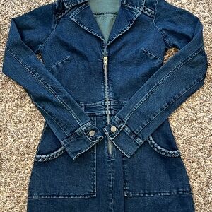 Show Me Your MuMu Outlaw Dress in Thunder